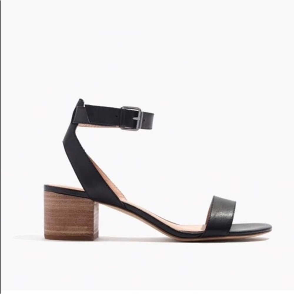 Madewell 7 Alice Black Leather Sandal - Picture 8 of 8